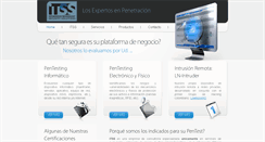 Desktop Screenshot of itss.com.co